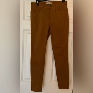 Madewell 9” High Rise Skinny pants size 28